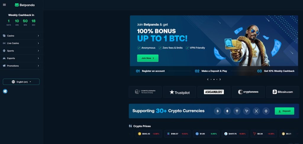 Bet with Betpanda &ndash; Fastest Bitcoin Withdrawal Sports Betting Platform