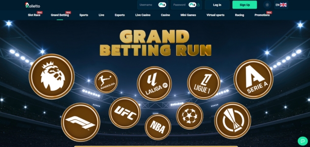 No Sports Bettor Can Miss This Rolletto “Grand Betting Run” this January